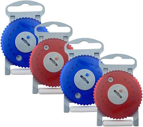 Trantone Wax Guards - 64 protectores de cera de repuesto para audífonos de resonido de 0079in HF4 para phonak Widex Siemens Unitron y Resound Red