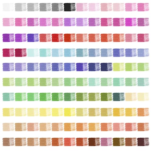 Zenacolor 120 Crayons Aquarellables, avec Pinceau et Boîte en Métal - Set de 120 Couleurs Uniques et Solubles - Dessin, Esquisse, Coloration - Pour Adultes, Artistes ou Professionnels