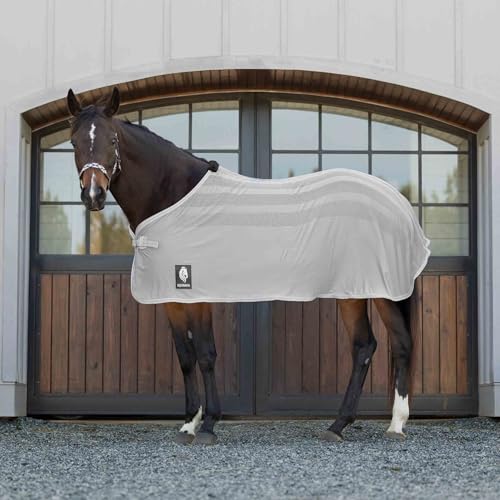 Image of Equinavia Sefyr Breathable Lightweight Cooling Scrim Sheet - Slate Gray - XL