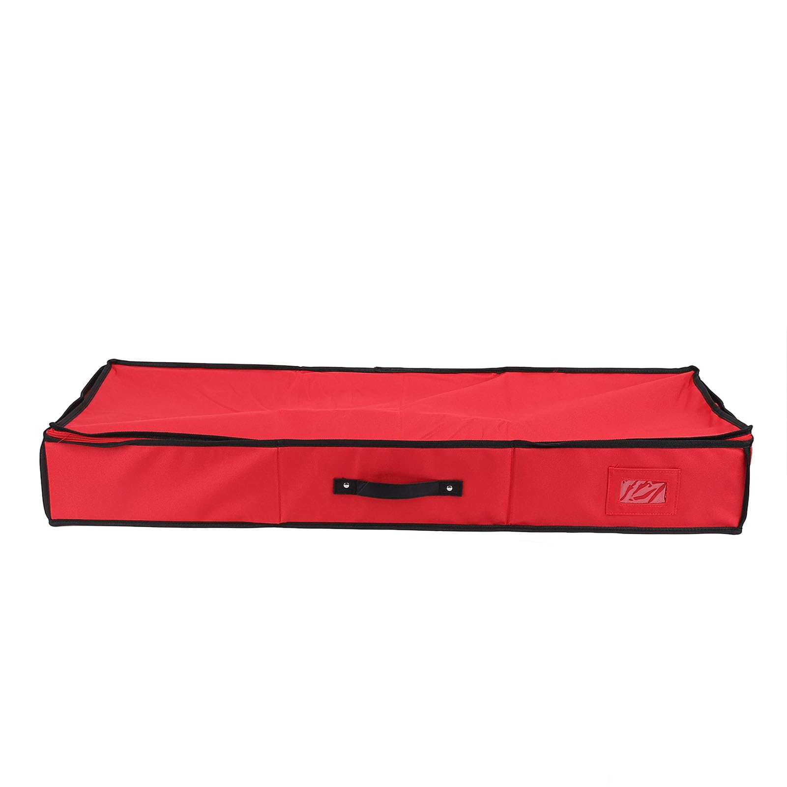 Geschenkpapier-Aufbewahrungsbehälter, 600D Oxford-Gewebe, wasserdicht, staubdicht, rot, tragbar, Unterbett-Geschenkpapier-Organizer