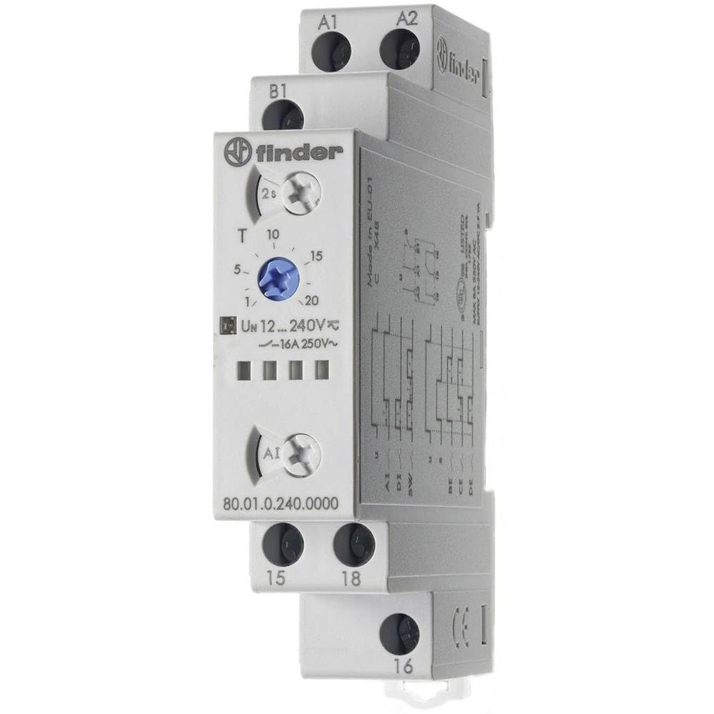 Finder - Timer modulare multifunzione Serie 80, ai-di-sw-be-ce-de