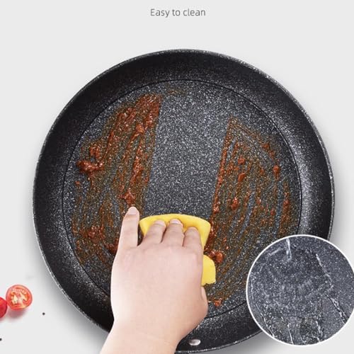 Wok antiadherente con tapa y mango ergonómico 10.2" miniatura 3