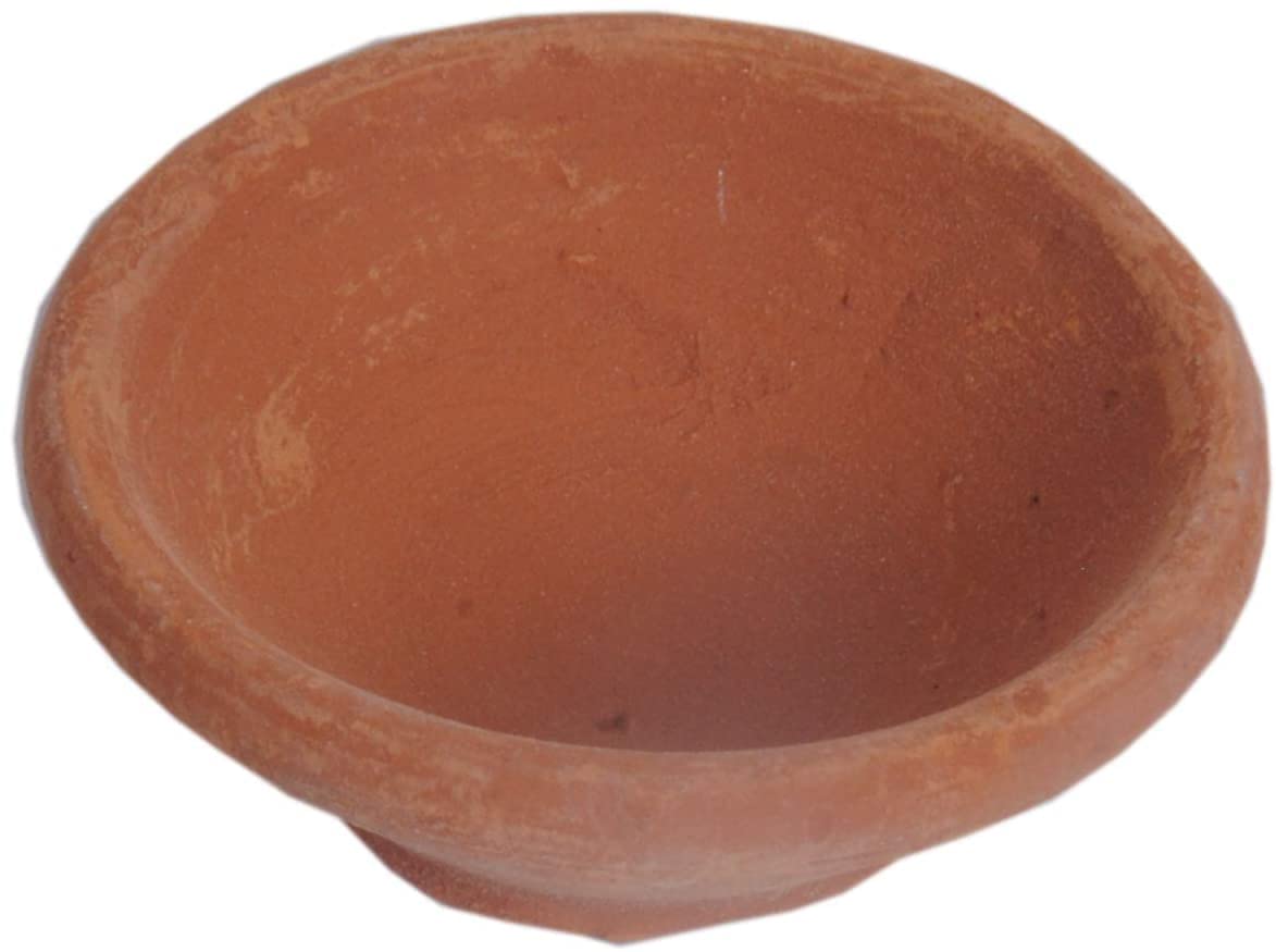 SAMRIDHI CREATION Diwali Handmade Terracotta Clay Lamp | Deepak - Set of 21 Diya - Image 4