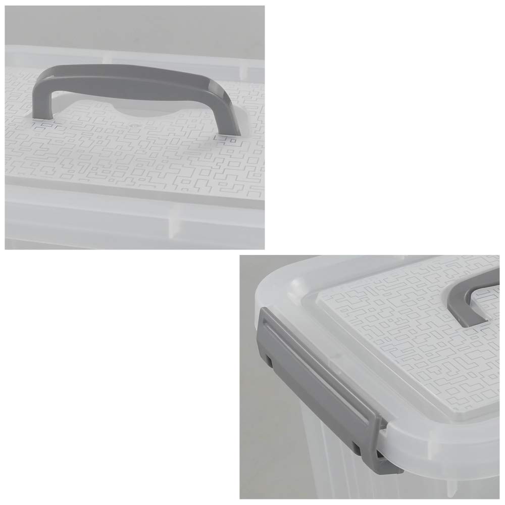 Amazon｜Lesbin プラスチックストレージボックス 6クォート