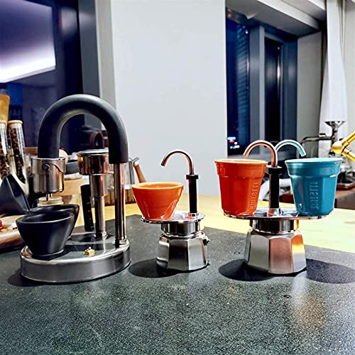 Manuelle Kaffeemühle, Kaffeemaschinen zum Mahlen und Brühen von Kaffeemaschinen, tragbare manuelle Kaffeemaschine, Kaffeemaschine aus Edelstahl für Zuhause, Büro, Picknick im Freien, Espressomaschinen – Bild 6