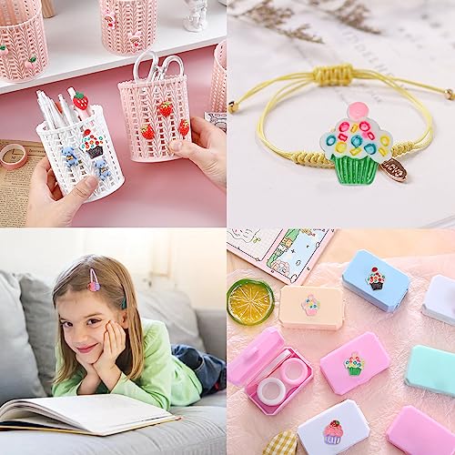Dijes de slime para fundas de teléfono: decora fácilmente con cabujones de cupcakes 6