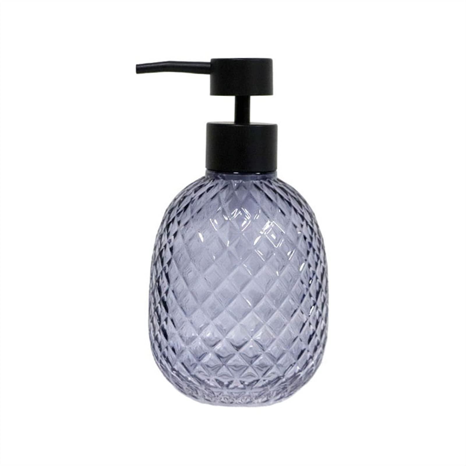 Kitchen Soap Dispenser Soap and Lotion Dispenser Grey Blue Glass Lotion Bottle Press Pump Bottle 300ML Shampoo Bottle Dispenser Kitchen Soap Dispenser Handsoaps Dispenser
