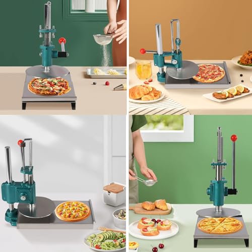 Wałek i foremka do ciasta ze stali nierdzewnej, ręczna maszynka do robienia makaronu do pizzy, ciast i chleba, lekka, stabilna kontrola, idealna do pieczenia w domu, 13 cm