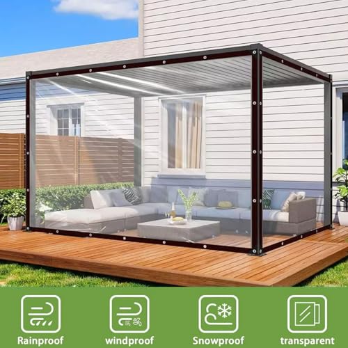 Bâche d'abri à transmission de lumière 90% bâche imperméable et résistante aux intempéries - 7