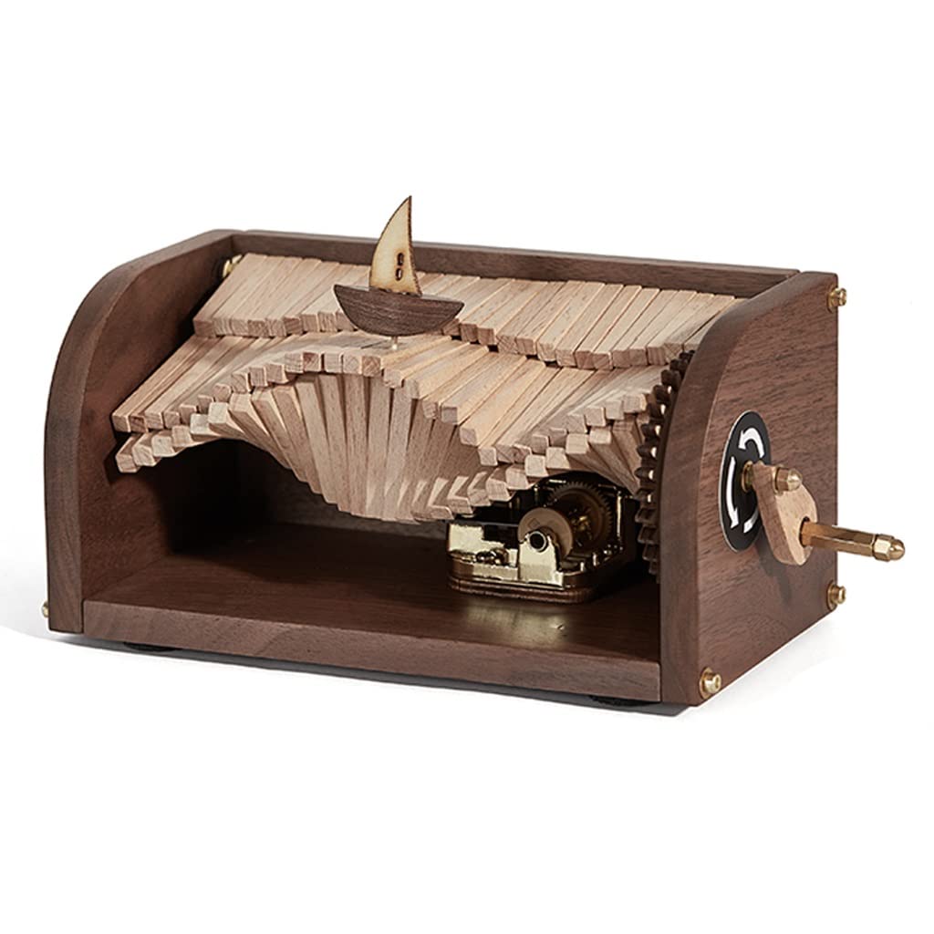Carillon Scatola Musicale Music Box Box Box Scatole Musicali in Legno Regali for Il Compleanno/San Valentino/Giorno del Ringraziamento Giorno/Decorazioni for la casa di Natale Carillon Regalo di