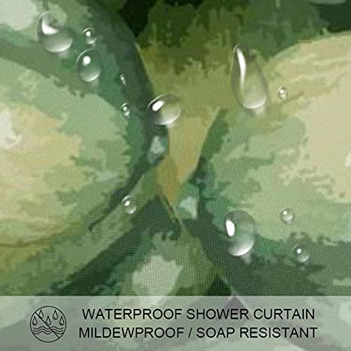 Rideau de douche imperméable pour éviter l'eau au sol 183x183 - 4