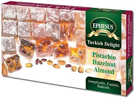 Turkish Delight with Pistachios, Hazelnuts & Almonds (400gr)