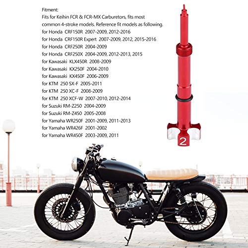 Motorcycle Air Fuel Mixture Screw, Idle Screw Adjustment Tool FCR Carburetor Mixture Screw