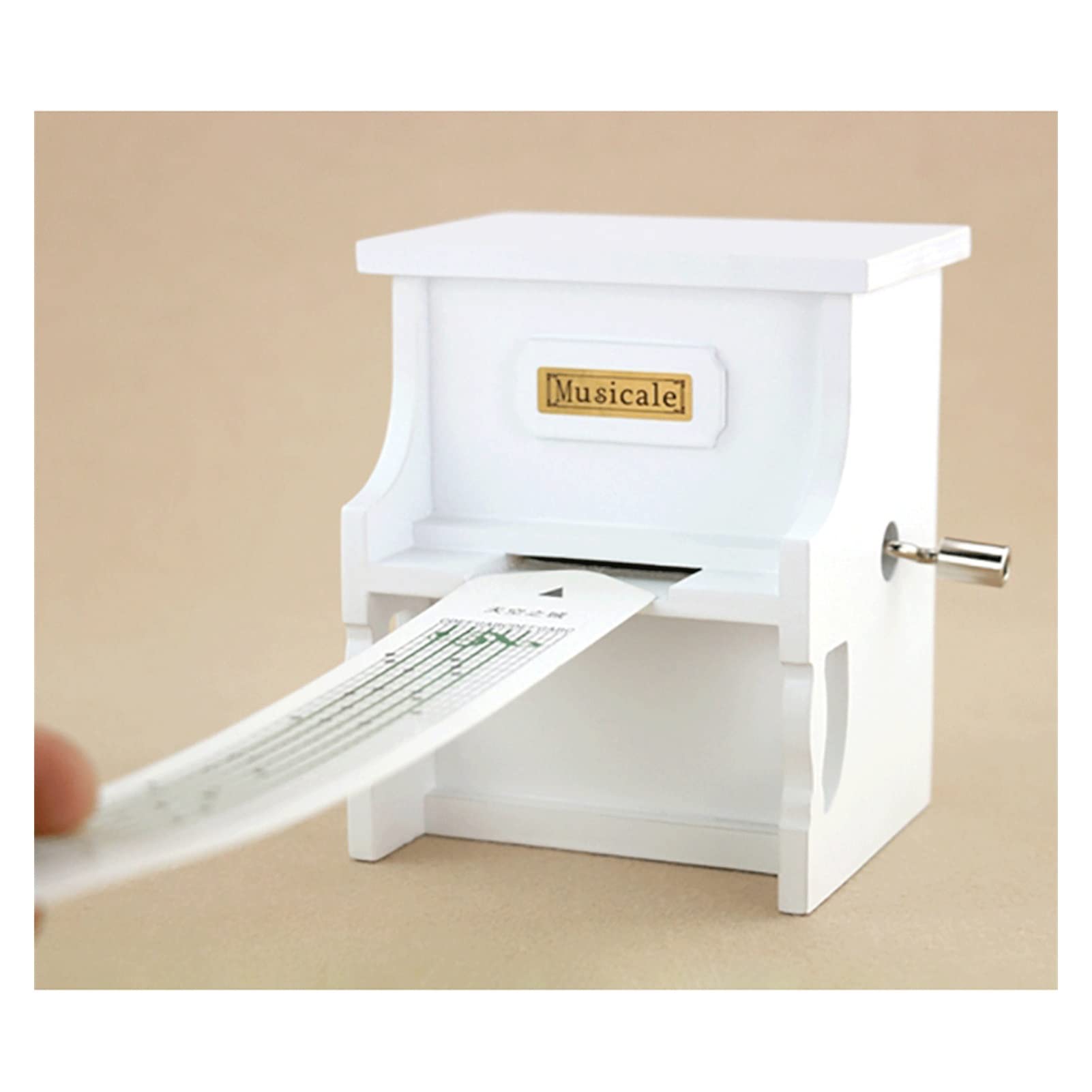SUNESA Pozytywka 15/30 Tone Ręcznie zwijana papierowa skrzynka na muzykę pianino DIY. Kreatywny prezent urodzinowy dla dziewczyny pozytywka pozytywka pozytywka box muzyczny (kolor: 07)