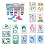 Miniwerk Großes Baby Abdruckset 0-1,5 Jahre für Baby Handabdruck und Fußabdruck - Dekoration für Baby- & Kleinkinderzimmer - Geschenke zur Geburt Junge Mädchen - Abdruck Baby Hand und Fuß Set