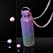 Geiserailie Diamond Water Bottle Bling Rhinestone Stainless Steel Thermal Bottle Refillable Insulated Glitter Water Jug with Chain for Women Girls Gifts(750 ml,Multicolor)