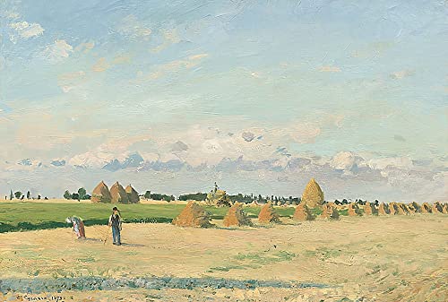 Impression d'art Pissarro sur toile haut de gamme de format 60x90cm