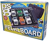 SKB Cases 1SKB-PS-8 Powered Pedalboard, Powers Up to 8 Pedals, Heavy-duty 19' x 12' Hook and Loop...