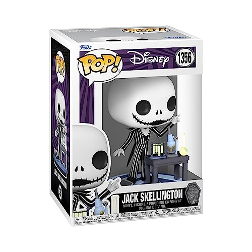 Funko Pop! Disney: The Nightmare Before Christmas 30th - Jack Skellington - (lab) - Figura de Vinilo Coleccionable - Idea de Regalo- Mercancia Oficial - Juguetes para Niños y Adultos - Movies Fans