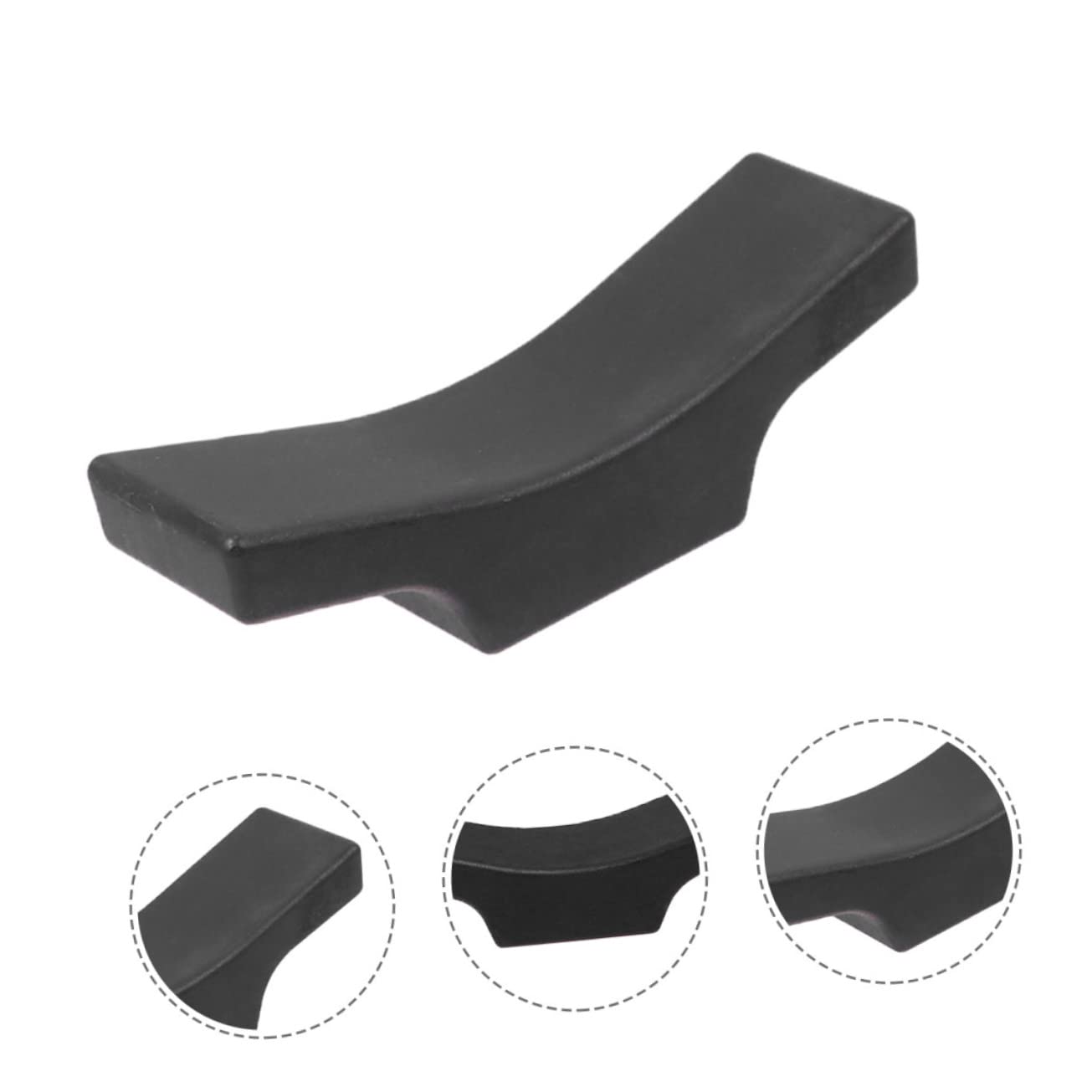 CIYODO 6pcs Melamine Chopstick Rest Kitchen Spoon Holder Chopstick Stand Chopstick Organizer Melamine Chopsticks Holder Spoon and Chopstick Rest Chopstick Racks Chopsticks Rack Black