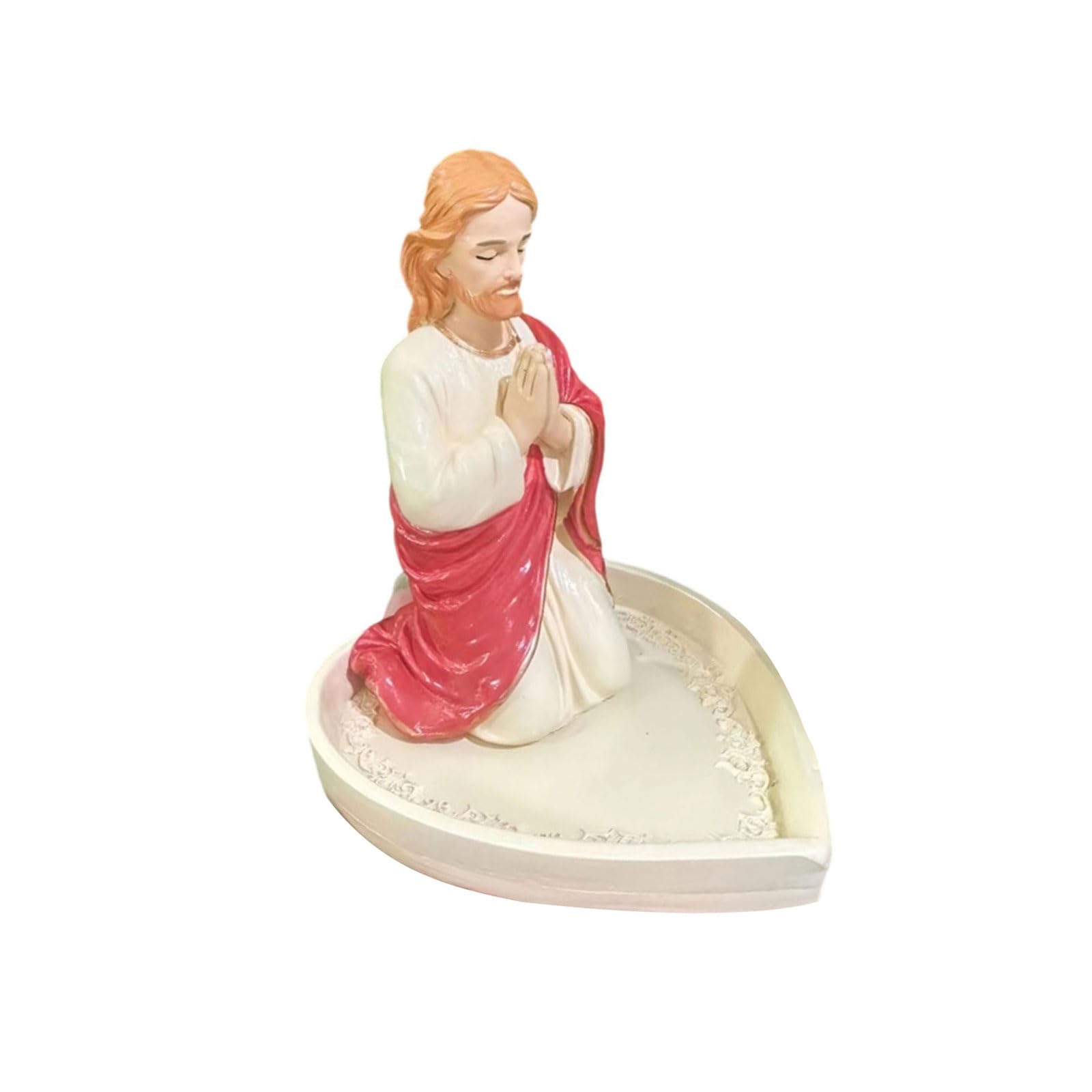 HZBB Religious Art Resin Sculpture Jewelry Storage Holder for Bedroom Statue Decoration Religious Home Decoration
