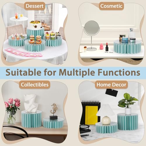 Flenpptly Buffet Risers, Food Risers for Buffet Table Cardboard Food Display Risers for Party Dessert Table Display Set for Show Catering Desserts Collectibles Jewelry - Image 6