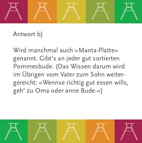 Das Ruhrpott-Quiz für Erwachsene: 66 Fragen & Antworten über die Kultur, Geschichte und Dialekt des Ruhrgebiets - Spaß garantiert!