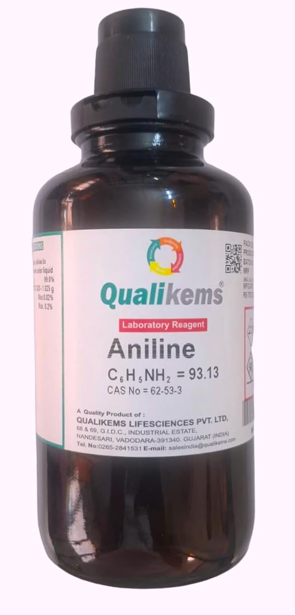 QUALIKEMS Aniline 500ml CAS NO-62-53-3 (Lab use only)-image-13