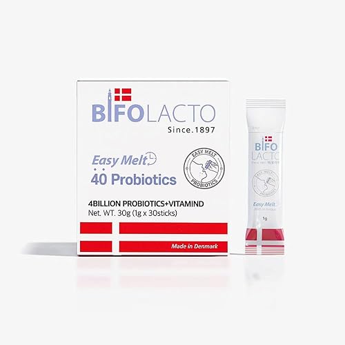 Miniatura 1 de Bifolacto Daily Synbiotics mezcla de probióticos y prebióticos para mujeres hombres y niños 30 paquetes de una sola porción apoya la salud digestiva