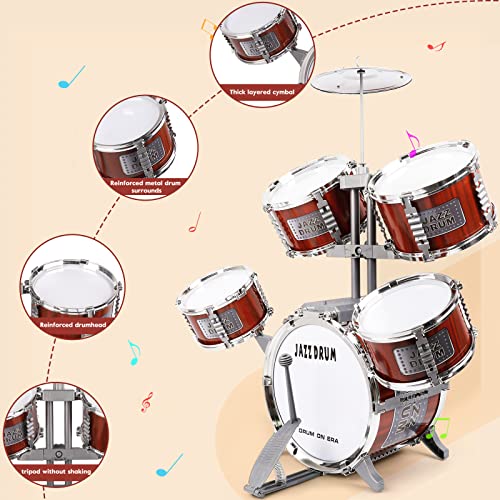 m-zimoon-Kids-Drum-Kit-Jazz-Kids-Drum-Set-5-Drums-Musical-toy-Instruments-Upgraded-Band-Rock-Sets-with-Stool-Pedal-Cymbal-and-Drumsticks-Toys-Gift-for-Beginners-3-4-5-6-7-8-9-Year-Old-Boys-Girls