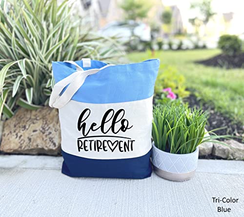 Hello Retirement Gift Tote Bag for Women - Happy Retire Party Bag miniatura 2