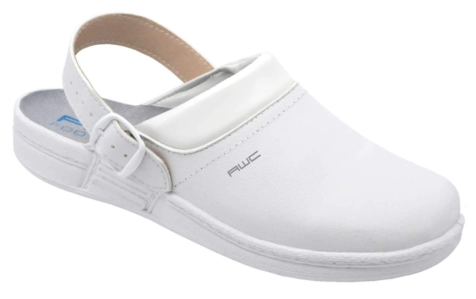 AWCProfessional Sandals with RIST-Padding White Feather Light and Comfortable
