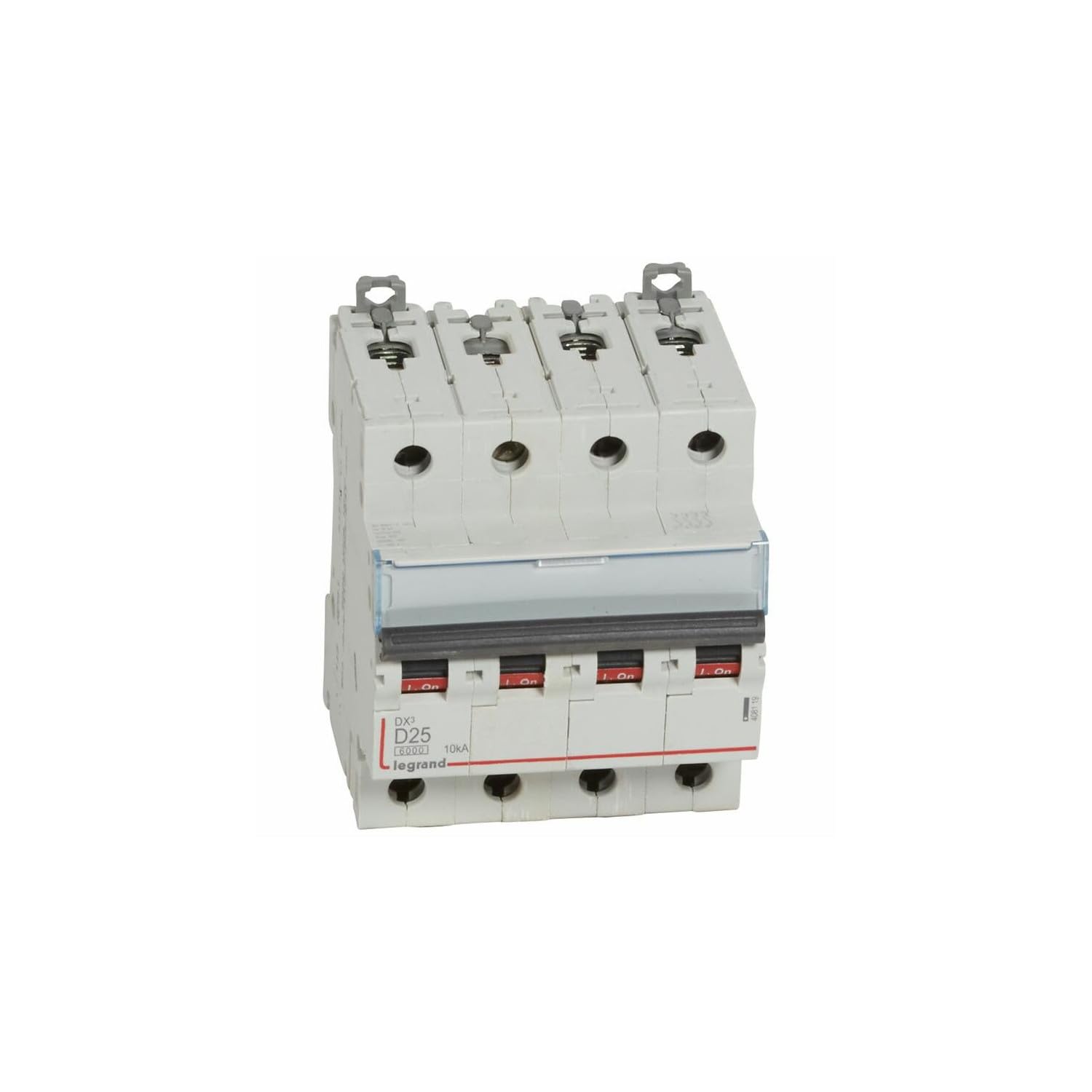 408119 Disjoncteur tétrapolaire 25A - 4P Courbe D - 6/​10kA - À vis - Legrand DX3