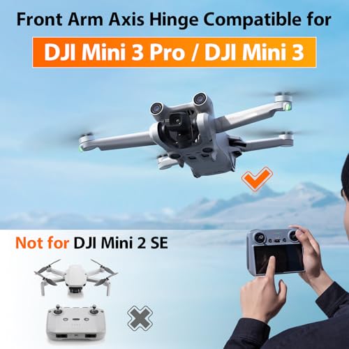 front arm axis replacement for dji mini 3 front arm shaft screws front arm hinges for dji mini 3 pro drone accessories parts with repair tools3pcs screws