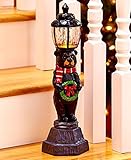 Lighted Holiday Lampposts- Bear