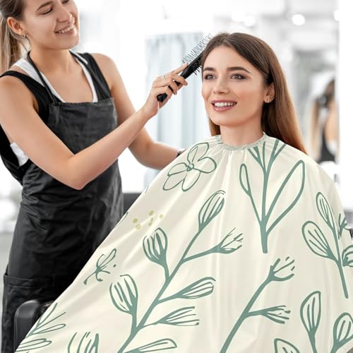 Capa de Corte de Cabello Profesional Impermeable con Cierre Ajustable para Barbería MAOBLYR miniatura 7