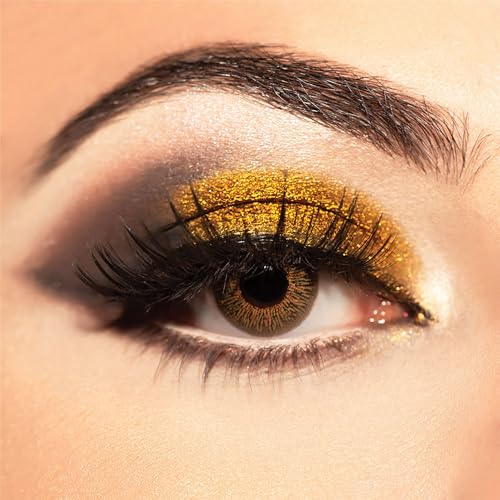 Image of C2P Pro Eyeshadow Pigment for Eye Makeup - 2g | Long-Lasting and Highly Pigmented Loose Precious Pigments with Metallic Effect | Cosmetics For Women and Girls (Velvet Rubel 143, 02 Gram)
