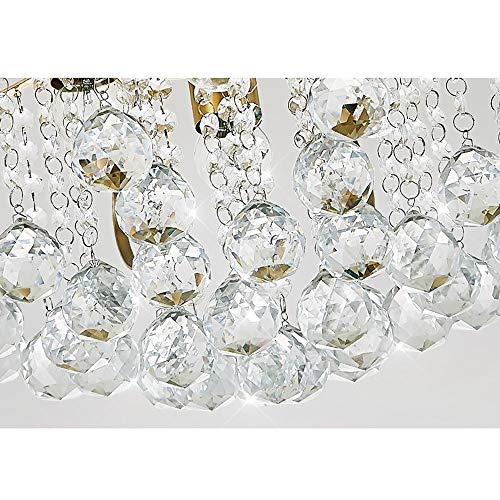 Éclairage de lustre à chasse cristal K9 plafonnier compact - 6