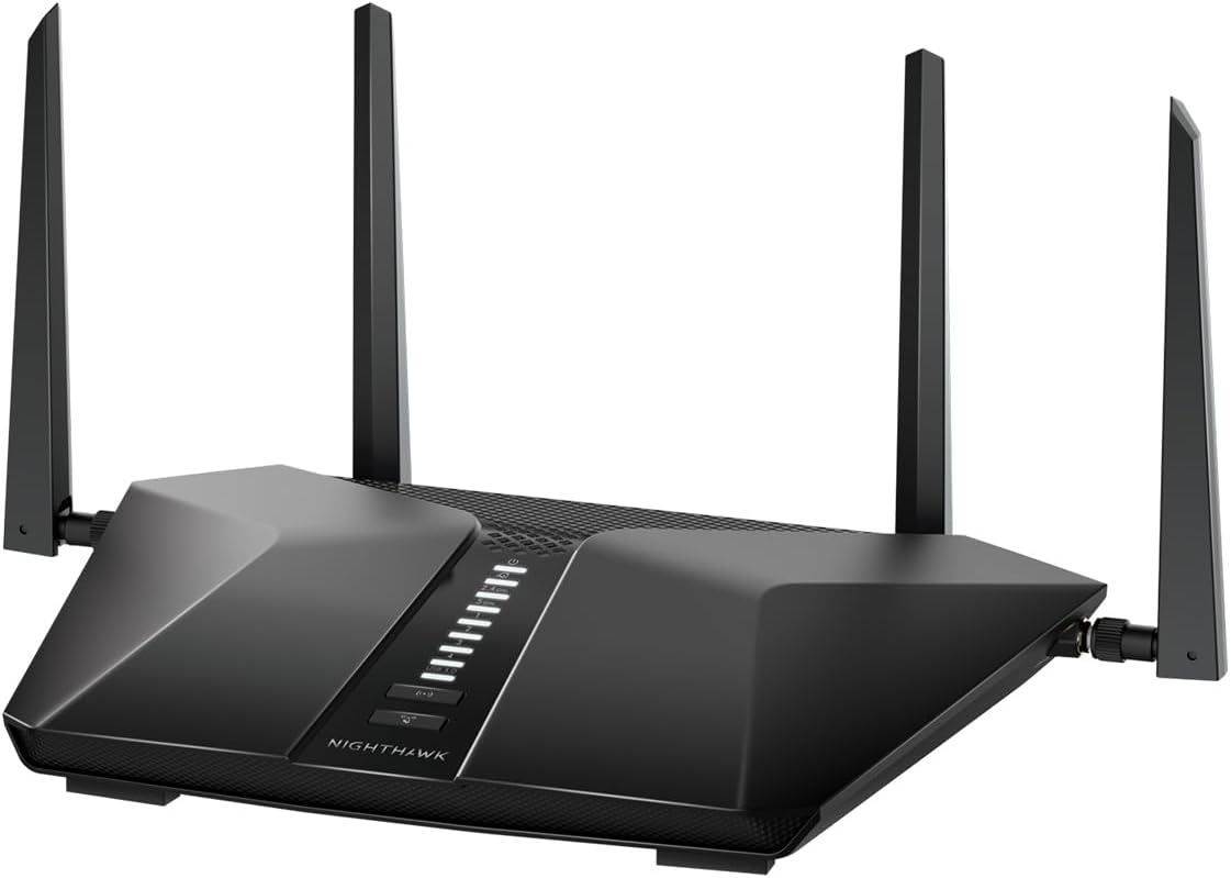 Netgear Nighthawk 5-Stream AX3600 Dual-Band WiFi 6 Router (up to 3.45Gbps) – RAX41 Netgear Nighthawk 5-Stream AX3600 Dual-Band WiFi 6 Router (up to 3.45Gbps) – RAX41