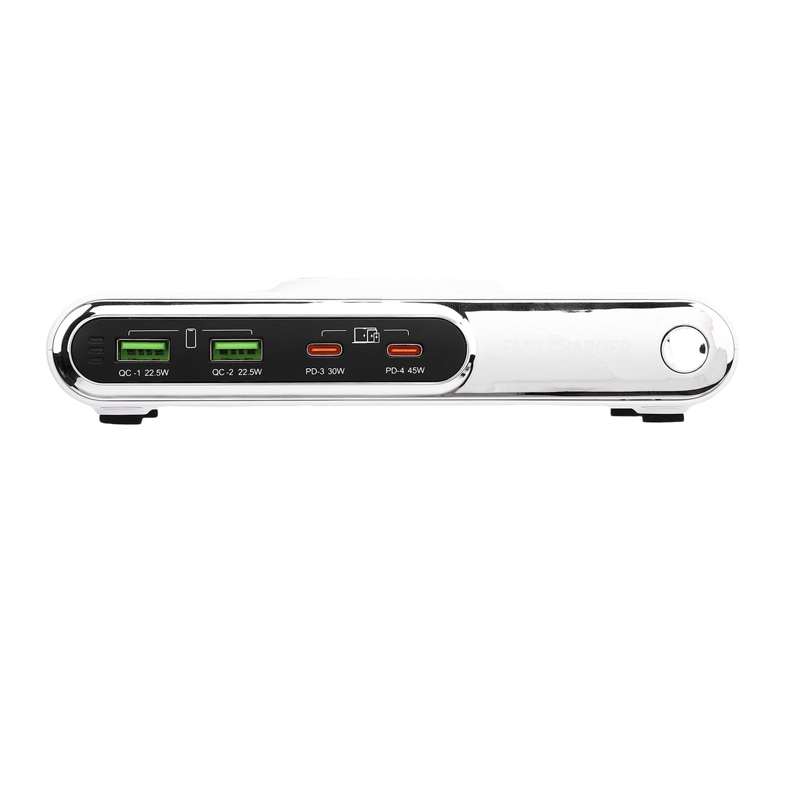 Fdit Caricatore USB C da 72W, Stazione di Ricarica Rapida con Ricarica da | Materiale ABS, Protezione da Sovratensione, Formato Portatile, per Viaggi