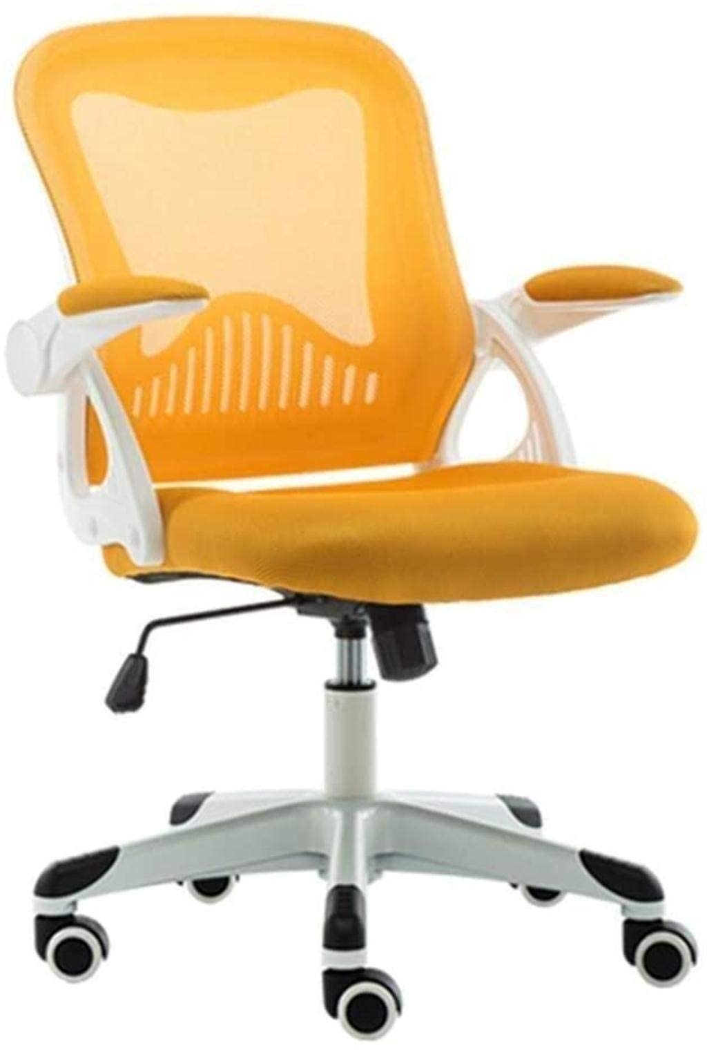 CKKNILV Office Chair Mesh Office Desk Chair Mid Back Rotating handrail Breathable mesh Swivel Computer Chair