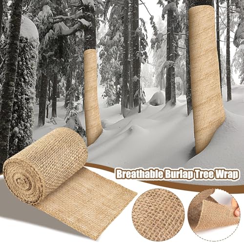 Generico Bandage Stämme | Frostschutzverband aus Leinen - Abdeckungen aus Naturstämmen aus Stoff - feuchtigkeitsspendend für Sträucher Pflanzen im Freien Garten Bauernhof Forstwirtschaft
