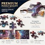 Jigsaw Puzzles for Adults 1000 Pieces Outer Space Planet Galaxy Puzzle Impossible Hard Difficult Challenging Puzzles for Teen Genesis of The Universe Jigsaw Puzzle 1000 Pieces 28 x 20 in