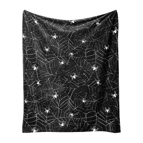 Glow in the Dark Halloween Fleece Blanket Cover