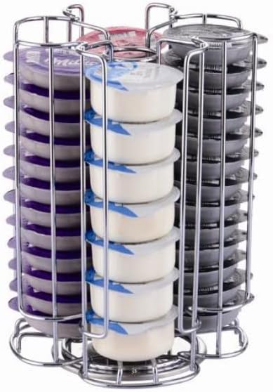 Exzact Coffee Capsule Holder, Compatible with Tassimo Capsules (52pcs) – Rotating Coffee Pod Stand (Tassimo 52pcs)