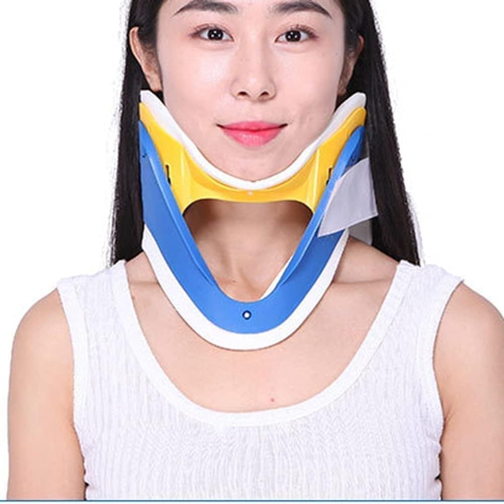 Neck Support Cervical Traction Brace Neck Protection Device with Adjustable Cervical Soft and Comfortable Pain Relief for Neck