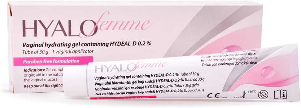 Hyalofemme Vaginal Dryness and Irritation Relief Moisturiser Gel 30g