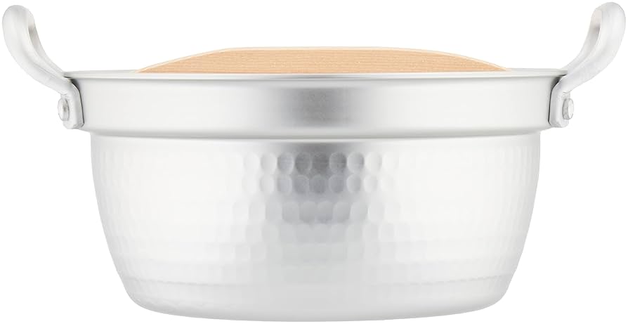 アルミ鍋 両手鍋 木蓋付き 炊き出し 大容量 50cm 楽天市場】＜在庫限り＞旧 小伝具 アルミ段付なべ（木蓋付）15.5