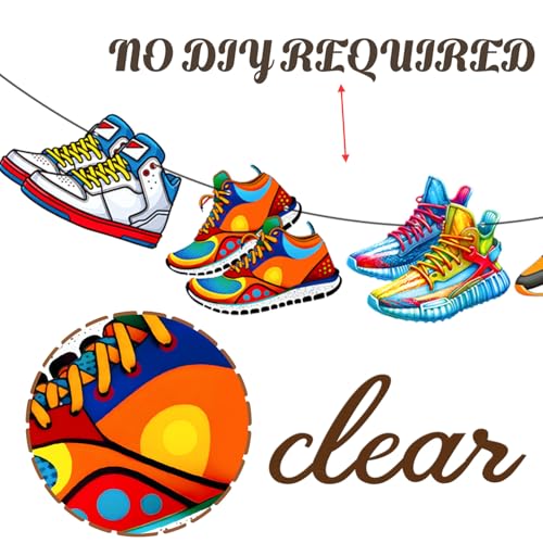 Banners de tênis, tênis, decorações de festa, esportes, tema recortado, banners, suprimentos para fe