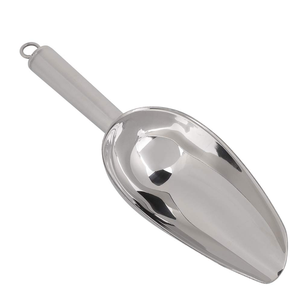 Wielofunkcyjna łopatka do lodu ze stali nierdzewnej, ziarna kawy, suszonych owoców, łopata, kostka, odlewane aluminiowe miarki, do zamrażarki, fasoli, cukierków, mąki, popcornu, 230 ml